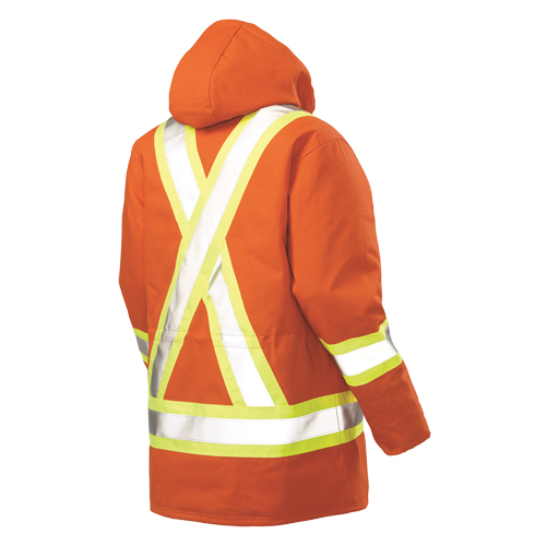 Safety Parka, High Visibility Orange, Large Groupe Belzile Dickner