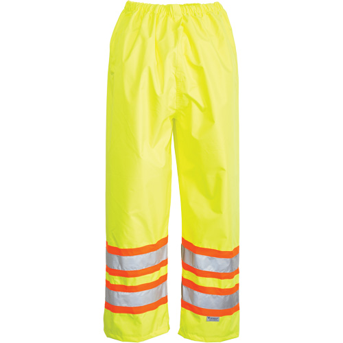 Pantalons avec taille &eacute;lastique Open Road, Polyester, Petit, Jaune lime haute visibilit&eacute; Groupe Belzile Dickner