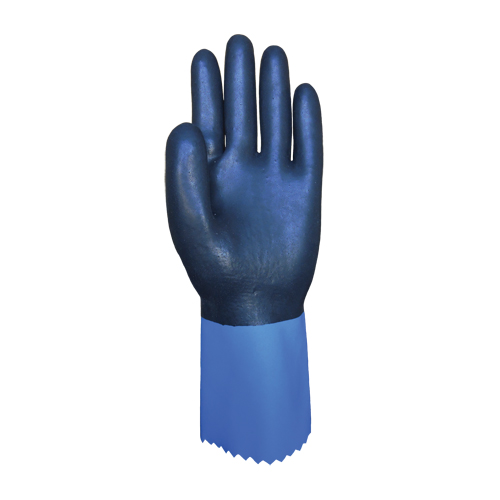 Gants enti&egrave;rement tremp&eacute;s et r&eacute;sistants aux produits chimiques Summitech, Taille Petit/7, 11,8" lo, Chloropr&egrave;ne, Doublure en Poly-coton, 59 mils Groupe Belzile Dickner