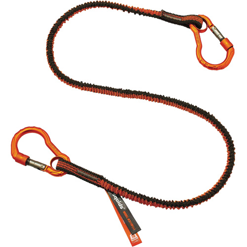 Squids&reg; 3110F(x) Tool Lanyard, Bungee, Dual Carabiner Groupe Belzile Dickner