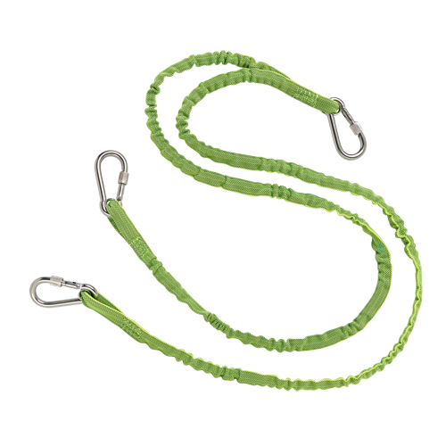 Squids&reg; 3311 Twin Leg Tool Lanyard, Bungee, Triple Carabiner Groupe Belzile Dickner