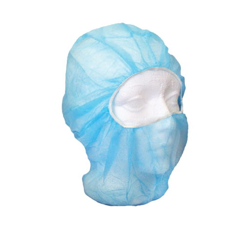 Disposable Balaclava Hood, Polypropylene, Blue Groupe Belzile Dickner