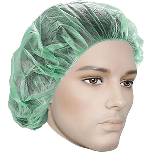 Bonnets bouffants, Polypropyl&egrave;ne, 21", Vert Groupe Belzile Dickner