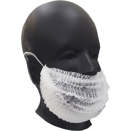 Beard Covers, Polypropylene, White Groupe Belzile Dickner
