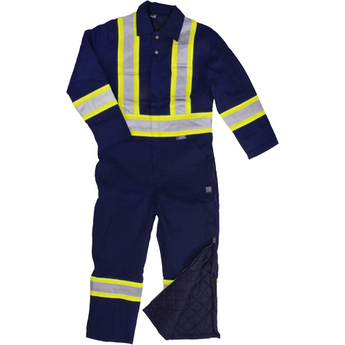 Reflective Duck Coveralls, Small, Navy Blue Groupe Belzile Dickner