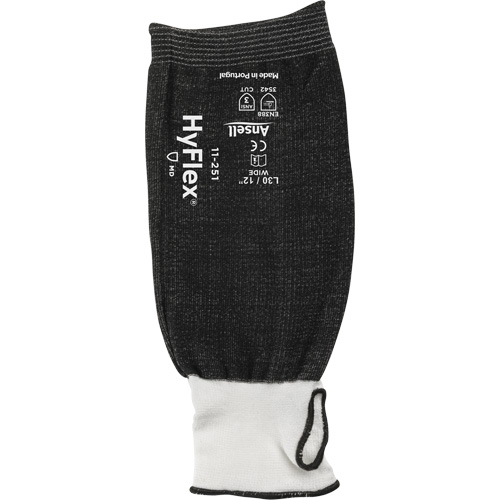 Manche r&eacute;sistant aux coupures HyFlex, PEHP, 12", ANSI/ISEA 105 niveau 3, Noir Groupe Belzile Dickner