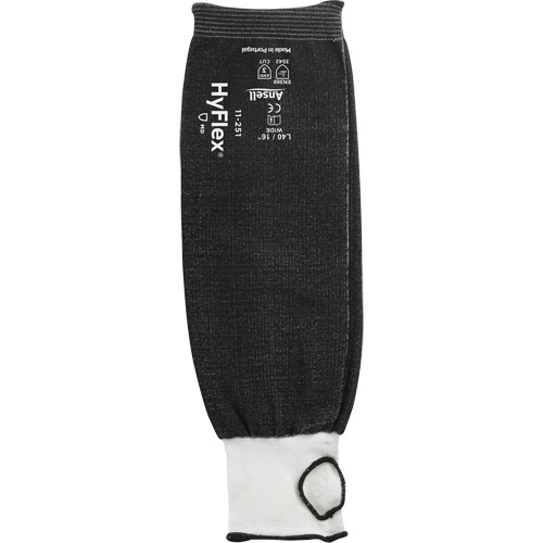 Manche r&eacute;sistant aux coupures HyFlex, PEHP, 16", ANSI/ISEA 105 niveau 3, Noir Groupe Belzile Dickner