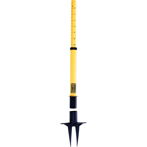 Montant de barri&egrave;re PLUS, Hauteur de 42", Jaune Groupe Belzile Dickner