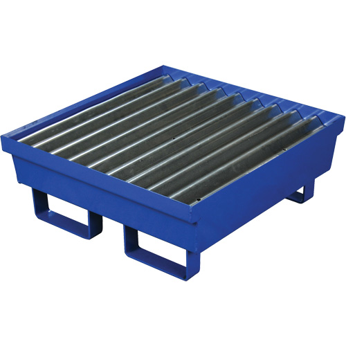 Steel Spill Containment Pallet, 17 US gal. Spill Capacity, 27" x 25.75" x 6" Groupe Belzile Dickner