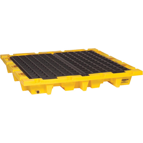 Spill Containment Pallet, 66 US gal. Spill Capacity, 58.5" x 58.5" x 7.75" Groupe Belzile Dickner