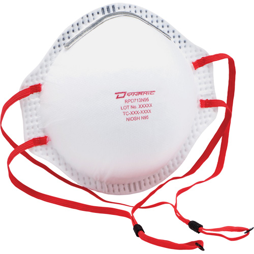 Dynamic Particulate Respirator, N95, NIOSH Certified, One Size Groupe Belzile Dickner