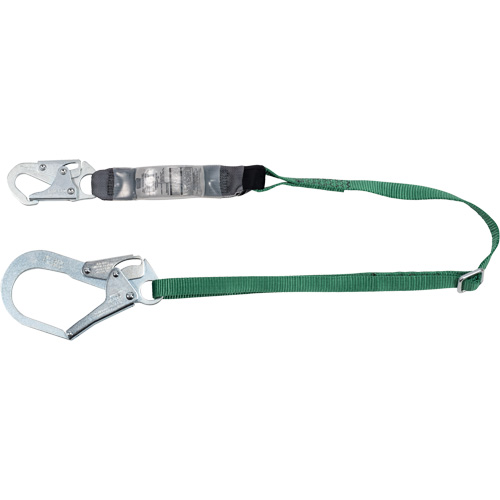 V-Series Lanyard, 6', Rebar Hook Center, Snap Hook Leg Ends, Polyester Groupe Belzile Dickner