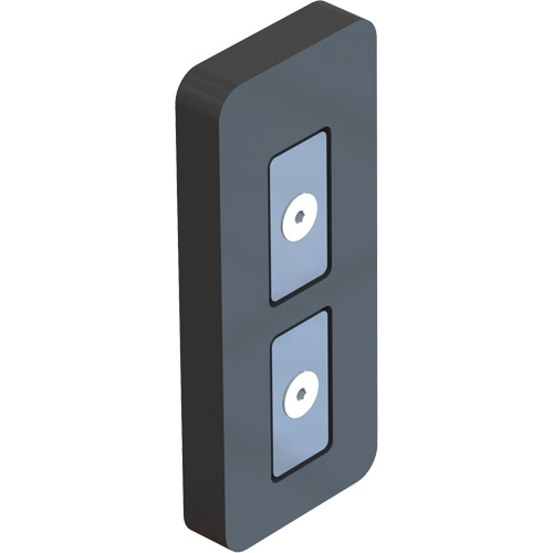 Embout magn&eacute;tique pour ruban/banni&egrave;re PLUS, Noir Groupe Belzile Dickner