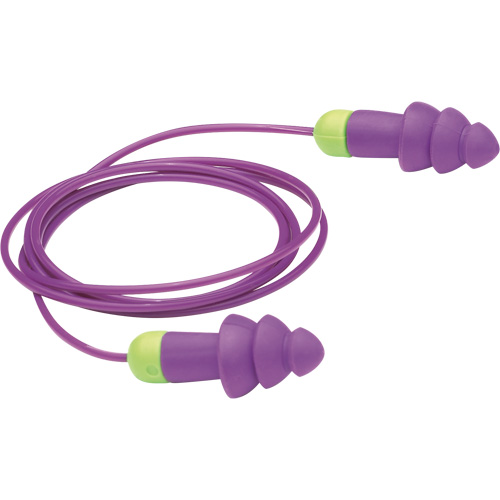 Rockets&reg; Reusable Earplugs, Corded, Bulk - Polybag, 27 dB NRR, One-Size Groupe Belzile Dickner