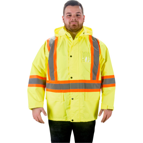 Imperm&eacute;able RZ1000, Polyester, Petit, Jaune lime haute visibilit&eacute; Groupe Belzile Dickner