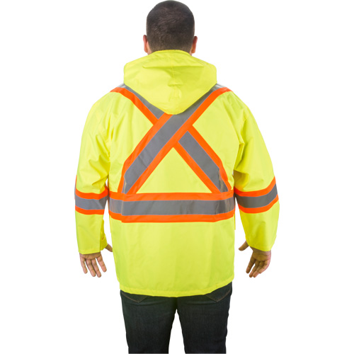 Imperm&eacute;able RZ1000, Polyester, Petit, Jaune lime haute visibilit&eacute; Groupe Belzile Dickner