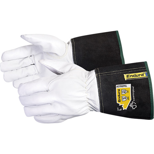 Endura&reg; TIG Welding Gloves, Grain Goatskin, Size Medium Groupe Belzile Dickner