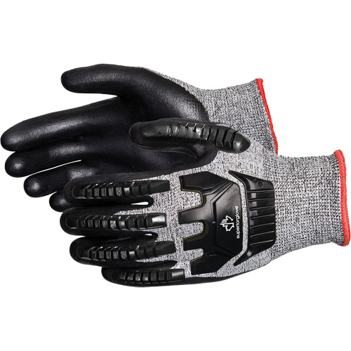 Gants en tricot de composite r&eacute;sistant aux coupures et antichoc TenActiv, 6, Paume en Synth&eacute;tique, Poignet Poignet en tricot Groupe Belzile Dickner