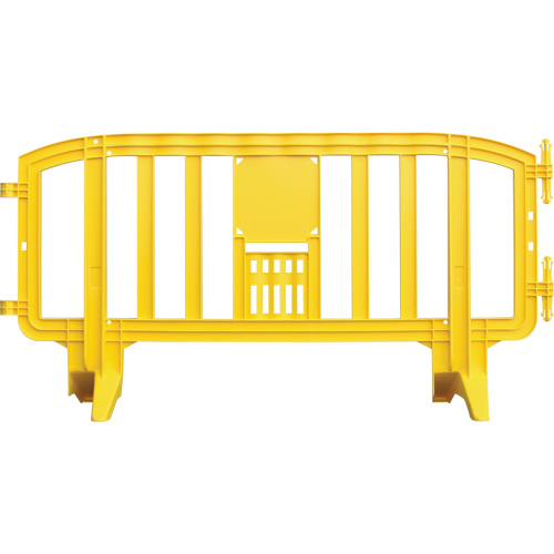 Movit Barricade, Interlocking, 78" L x 39" H, Yellow Groupe Belzile Dickner