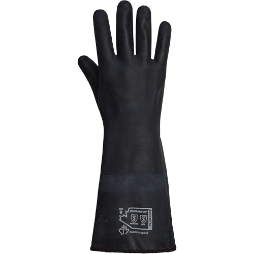 SolvStop Heady-Duty Chemical & Heat-Resistant Gloves, Neoprene, 8, Protects Up To 392° F (200° C) Groupe Belzile Dickner