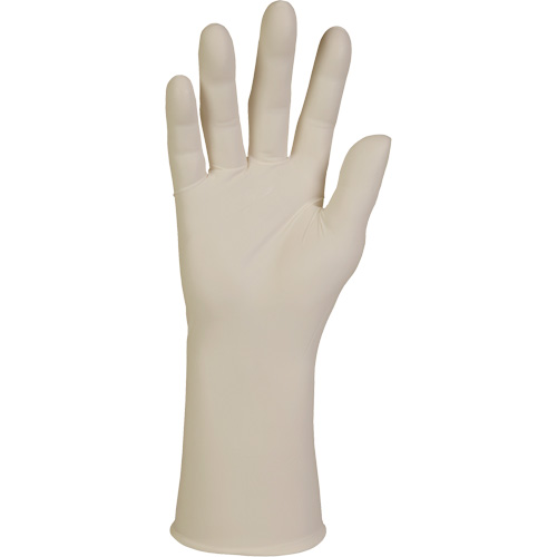 Gants d'examen XTRA-PFE, Grand, Latex, 10 mils, Sans poudre, Blanc, Classe 2 Groupe Belzile Dickner