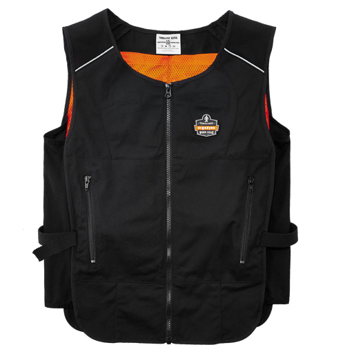 Veste de refroidissement &agrave; changement de phase l&eacute;g&egrave;re 6260 Chill-Its, Petit/Moyen, Noir Groupe Belzile Dickner