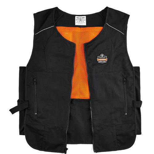 Veste de refroidissement &agrave; changement de phase l&eacute;g&egrave;re 6260 Chill-Its, Petit/Moyen, Noir Groupe Belzile Dickner