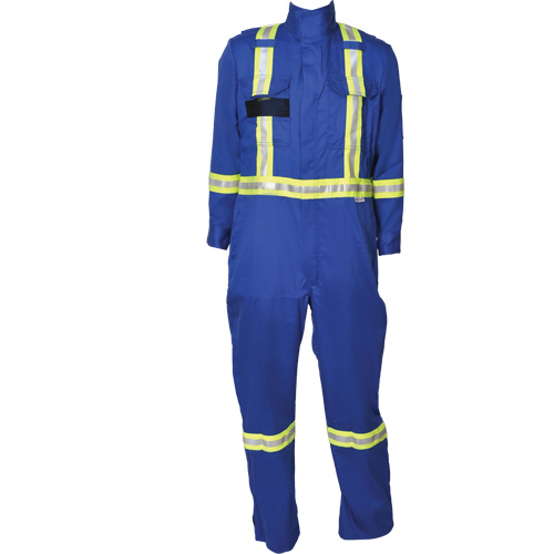 Firewall FR&reg; Striped Coveralls, Size X-Small, Royal Blue Groupe Belzile Dickner
