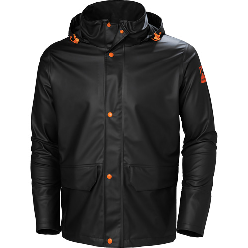 Gale Rain Jacket, Polyester/Polyurethane, X-Large, Black Groupe Belzile Dickner