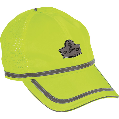 Casquette de baseball haute visibilit&eacute; GloWear 8930, Jaune lime haute visibilit&eacute;, Polyester Groupe Belzile Dickner