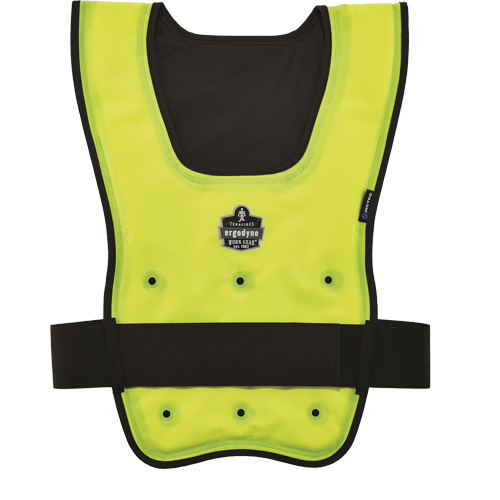 Veste refroidissante &agrave; &eacute;vaporation s&egrave;che &eacute;conomique Chill-Its 6687, Grand/T-Grand, Jaune lime haute visibilit&eacute; Groupe Belzile Dickner