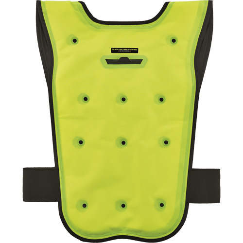 Veste refroidissante &agrave; &eacute;vaporation s&egrave;che &eacute;conomique Chill-Its 6687, Grand/T-Grand, Jaune lime haute visibilit&eacute; Groupe Belzile Dickner