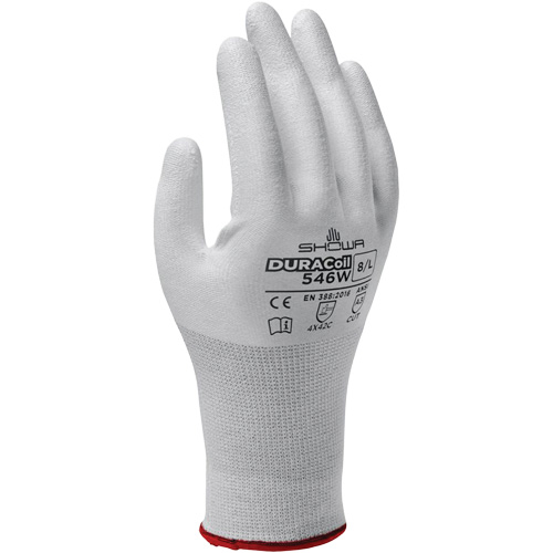 Gants r&eacute;sistants aux coupures 546W, Taille 6/Petit, Calibre 13, Rev&ecirc;tement Polyur&eacute;thane, Enveloppe en PEHP, ANSI/ISEA 105 niveau 3/EN 388 niveau C Groupe Belzile Dickner