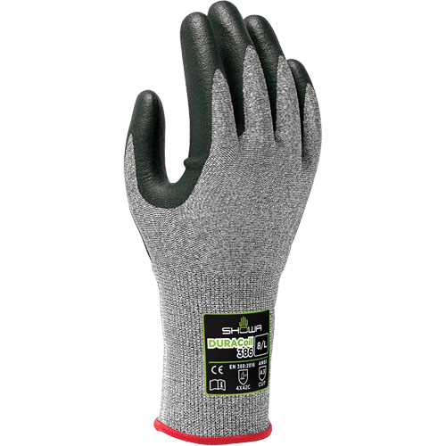 Gants r&eacute;sistants aux coupures 386, Taille 6/Petit, Calibre 13, Rev&ecirc;tement Nitrile, Enveloppe en PEHP, ANSI/ISEA 105 niveau 3/EN 388 niveau C Groupe Belzile Dickner