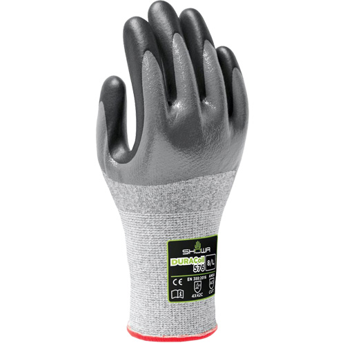 Gants r&eacute;sistants aux coupures 576, Taille 6/Petit, Calibre 13, Rev&ecirc;tement Mousse de nitrile, Enveloppe en PEHP, ANSI/ISEA 105 niveau 3/EN 388 niveau C Groupe Belzile Dickner
