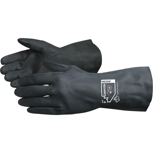 Gants doubl&eacute;s r&eacute;sistants aux produits chimiques Chemstop, Taille 7, 12" lo, N&eacute;opr&egrave;ne, Doublure en Ouat&eacute;e, 30 mils Groupe Belzile Dickner