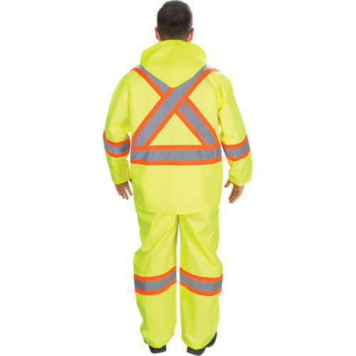 V&ecirc;tements imperm&eacute;ables RZ1000, Polyester, Petit, Jaune lime haute visibilit&eacute; Groupe Belzile Dickner