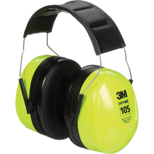 Peltor Optime 105 Earmuffs, Headband, 30 NRR dB Groupe Belzile Dickner