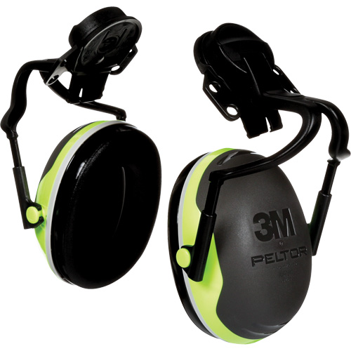 Peltor X Series X4 Earmuffs, Cap Mount, 26 NRR dB Groupe Belzile Dickner