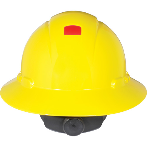 Full Brim Hardhat with Uvicator Sensor, Ratchet Suspension Groupe Belzile Dickner