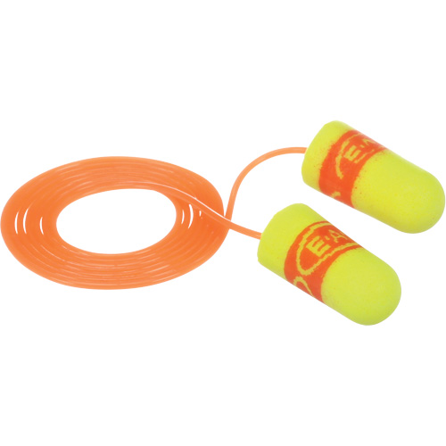 Bouchons d'oreilles SuperFit E-A-Rsoft, Paire - Sac en poly, Avec cordon Groupe Belzile Dickner