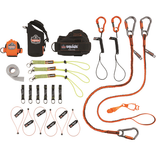 Squids&reg; 3185 Glazier's Tool Tethering Kit Groupe Belzile Dickner