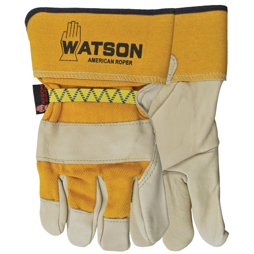 Gants pour cordeur American, Petit, Paume Cuir fleur de vache, Doubleure Coton Groupe Belzile Dickner