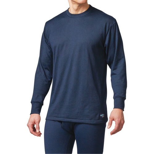 FR Base Layer Long Sleeve T-Shirt, Small, Navy Blue Groupe Belzile Dickner