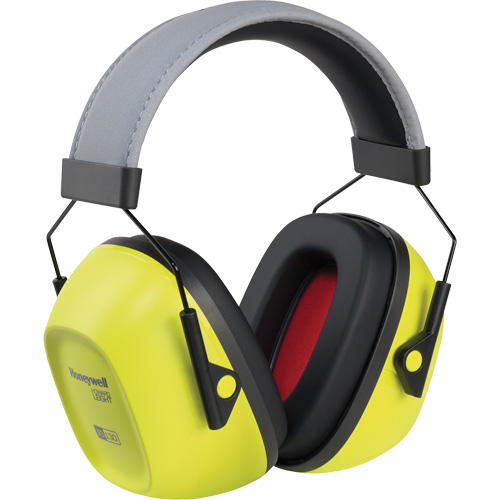 Cache-oreilles de haute visibilit&eacute; pour sons de niveau &eacute;lev&eacute; VeriShield VS130HV de Howard Leight, Bandeau, 30 NRR dB Groupe Belzile Dickner
