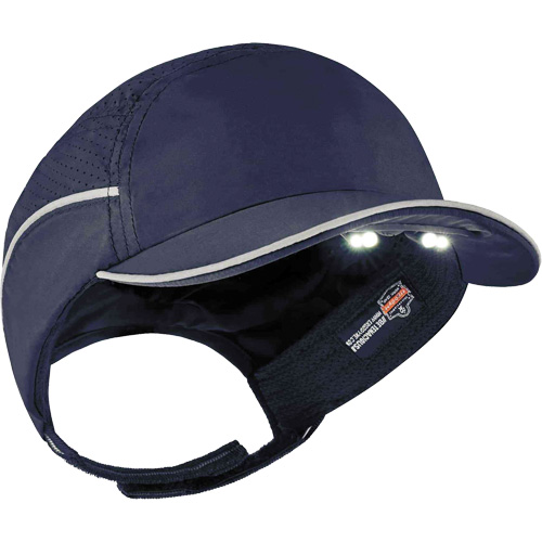 Casque antichocs l&eacute;ger avec lampe DEL 8965 Skullerz, Bleu marin Groupe Belzile Dickner