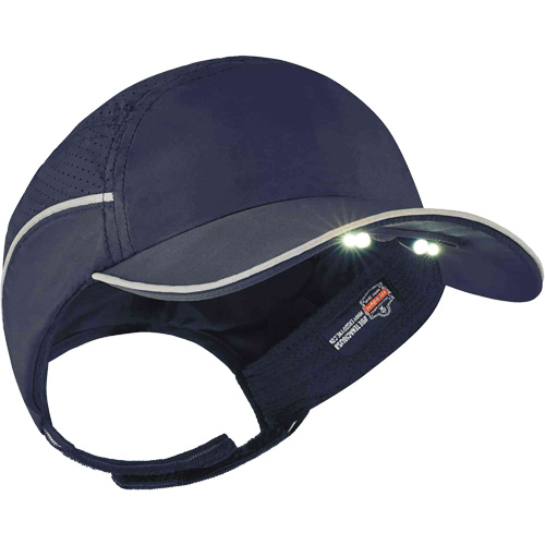 Casque antichocs l&eacute;ger avec lampe DEL 8965 Skullerz, Bleu marin Groupe Belzile Dickner
