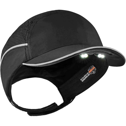 Skullerz&reg; 8965 Lightweight Bump Cap Hat with LED Lighting, Black Groupe Belzile Dickner