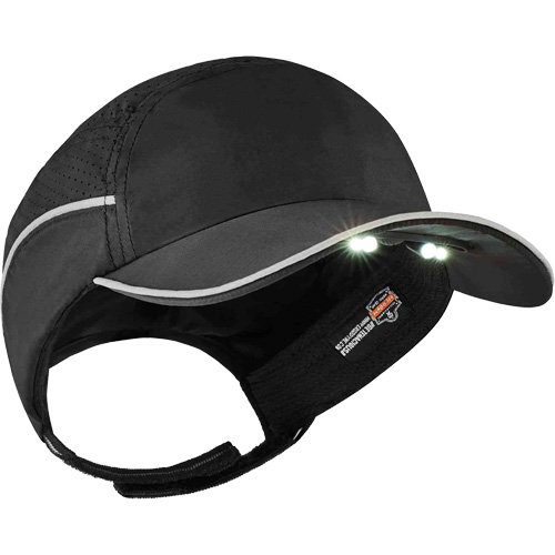 Casque antichocs l&eacute;ger avec lampe DEL 8965 Skullerz, Noir Groupe Belzile Dickner
