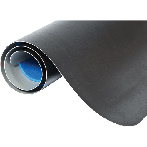 WD Elegance Anti-Microbial Mats, Smooth, 2' x 3' x 9/16", Black, Vinyl Groupe Belzile Dickner